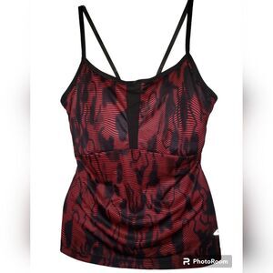 Everlast Women’s Built-In Bra Workout Tank Top M | Moisture-Wicking Activewear